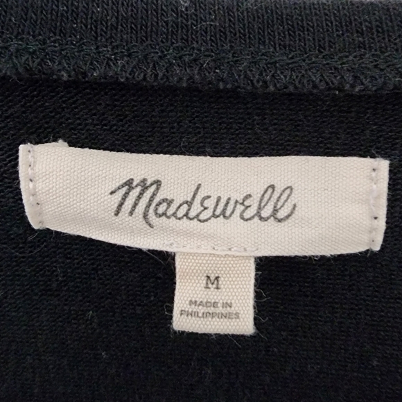 Madewell Wrap Thong Bodysuit Black Size Medium - Picture 5 of 10